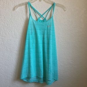 Nike DRI-FIT teal tank top